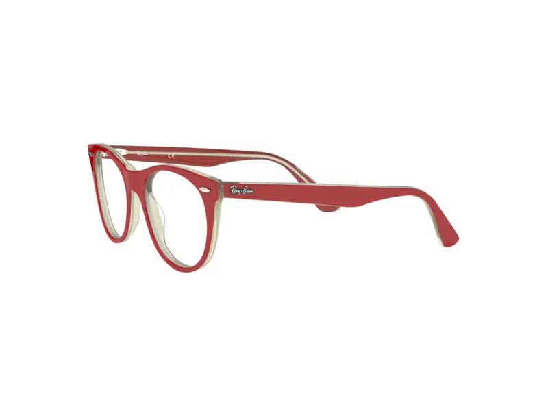 Ray - Ban Unisex RX2185V WAYFARER II 5987 Montature da vista Plastica Rosso Pantos miniatura 2