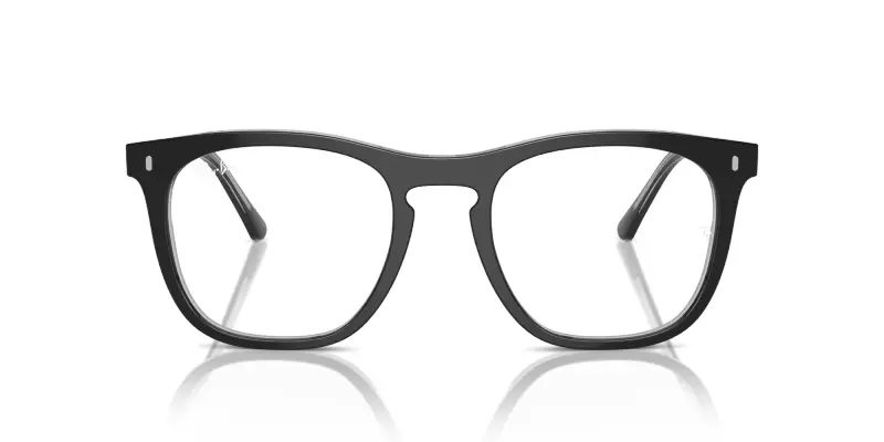 Unisex RX2210V 8367 Montature da vista Acetato Grigio Trasparente Squadrata Normale miniatura 3