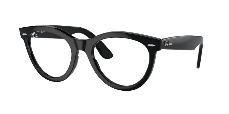 Ray - Ban Unisex RX2241V WAYFARER WAY 2000 Montature da vista Acetato Nero Trasparente Rotonda Normale