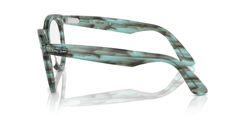 Ray - Ban Unisex RX2241V WAYFARER WAY 8362 Montature da vista Acetato Verde Trasparente Rotonda Normale miniatura 3