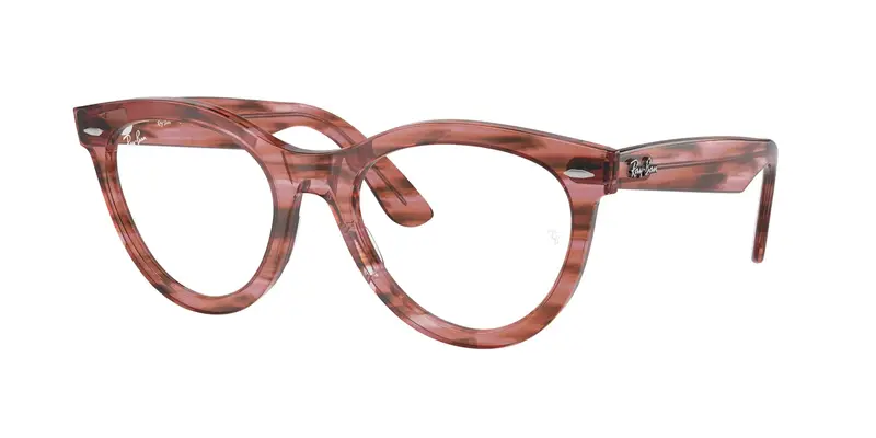 Ray - Ban Unisex RX2241V WAYFARER WAY 8363 Montature da vista Acetato Rosa Trasparente Rotonda Normale