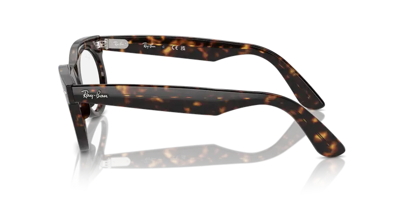 Ray - Ban Unisex RX2242V WAYFARER OVAL 2012 Montature da vista Acetato Tartaruga Trasparente Rotonda Normale miniatura 3