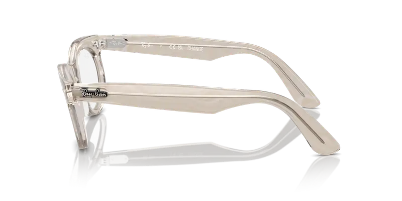 Ray - Ban Unisex RX2242V WAYFARER OVAL 8291 Montature da vista Acetato Grigio Trasparente Rotonda Normale miniatura 3