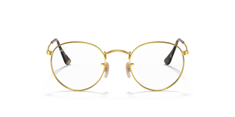 Ray - Ban Unisex RX3447V ROUND METAL 2500 Montature da vista Metallo Oro Trasparente Rotonda Normale miniatura 2