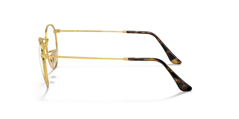 Ray - Ban Unisex RX3447V ROUND METAL 2500 Montature da vista Metallo Oro Trasparente Rotonda Normale miniatura 3