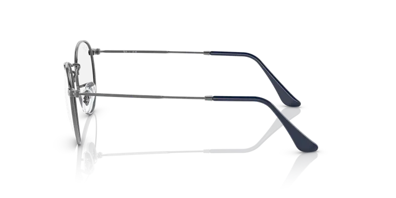 Ray - Ban Unisex RX3447V ROUND METAL 2502 Montature da vista Metallo Grigio Trasparente Rotonda Normale miniatura 3