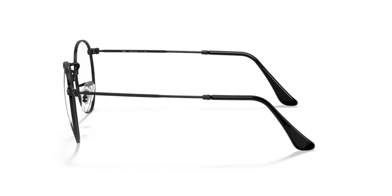 Ray - Ban Unisex RX3447V ROUND METAL 2503 Montature da vista Metallo Nero Trasparente Rotonda Normale miniatura 3