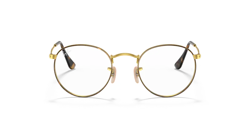 Ray - Ban Unisex RX3447V ROUND METAL 2945 Montature da vista Metallo Tartaruga Trasparente Rotonda Normale miniatura 2