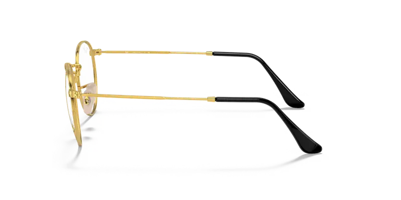 Ray - Ban Unisex RX3447V ROUND METAL 2991 Montature da vista Metallo Nero Trasparente Rotonda Normale miniatura 3