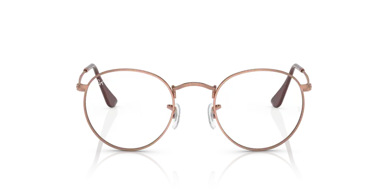 Ray - Ban Unisex RX3447V ROUND METAL 3094 Montature da vista Metallo Oro Trasparente Rotonda Normale miniatura 2