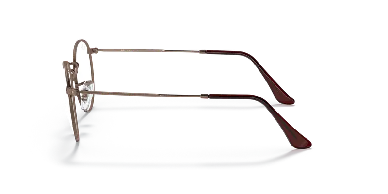 Ray - Ban Unisex RX3447V ROUND METAL 3120 Montature da vista Metallo Marrone Trasparente Rotonda Normale miniatura 3