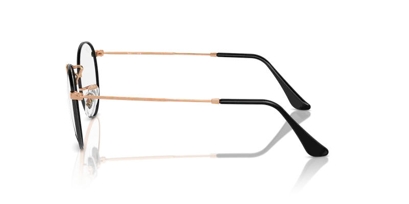 Ray - Ban Unisex RX3447V ROUND METAL 3173 Montature da vista Metallo Nero Trasparente Rotonda Normale miniatura 3