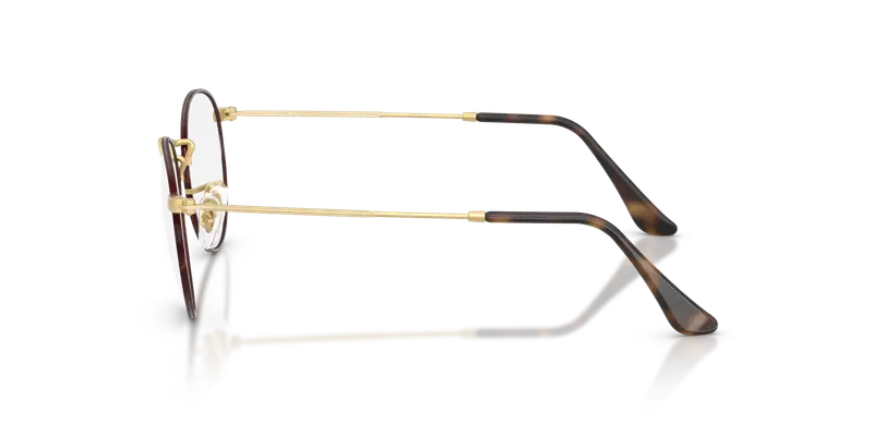 Ray - Ban Unisex RX3447V ROUND METAL 3188 Montature da vista Metallo Havana Trasparente Rotonda Normale miniatura 3