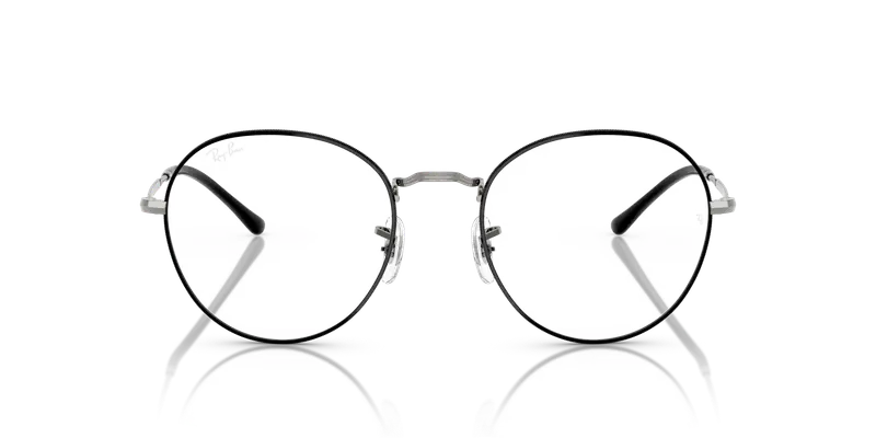 Ray - Ban Unisex RX3582V DAVID 3179 Montature da vista Metallo Nero Trasparente Pantos Normale miniatura 2