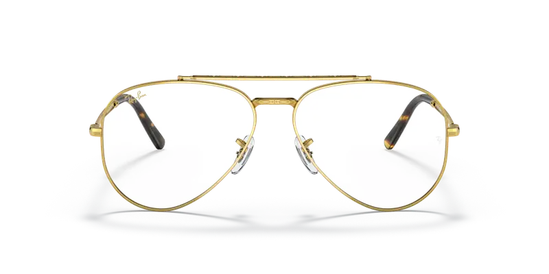 Ray - Ban Unisex RX3625V NEW AVIATOR 3086 Montature da vista Metallo Oro Trasparente Pilot Normale miniatura 2