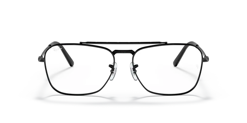 Ray - Ban Unisex RX3636V NEW CARAVAN 2509 Montature da vista Metallo Nero Trasparente Squadrata Normale miniatura 2