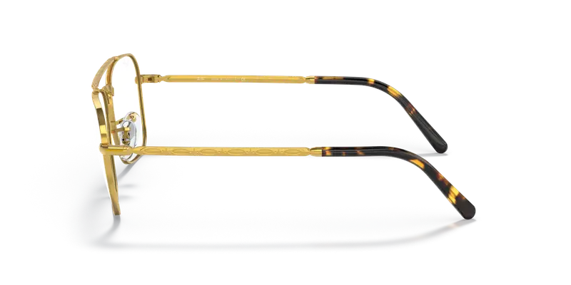 Ray - Ban Unisex RX3636V NEW CARAVAN 3086 Montature da vista Metallo Oro Trasparente Squadrata Normale miniatura 3