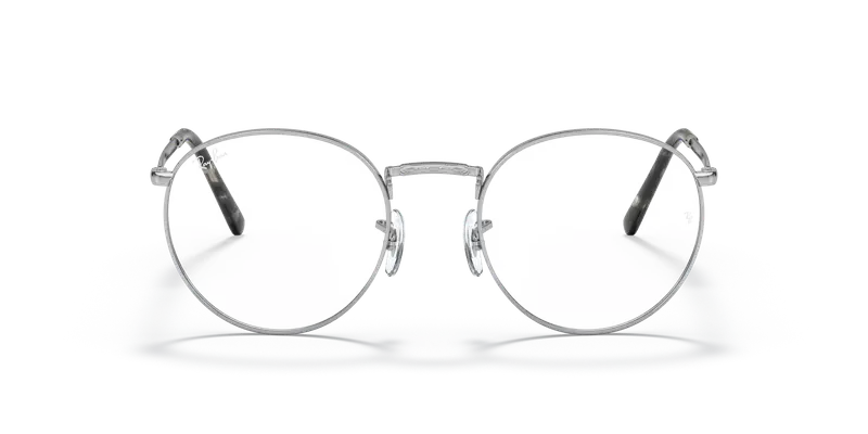 Ray - Ban Unisex RX3637V NEW ROUND 2501 Montature da vista Metallo Argento Trasparente Pantos Normale miniatura 2