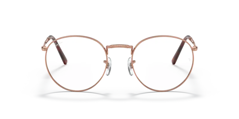 Ray - Ban Unisex RX3637V NEW ROUND 3094 Montature da vista Metallo Oro Trasparente Pantos Normale miniatura 2