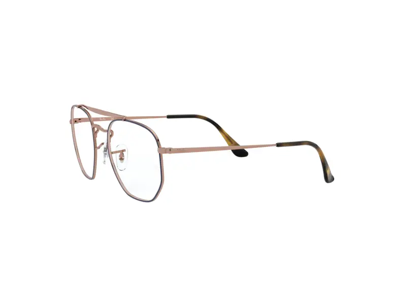 Ray - Ban Unisex RX3648V THE MARSHAL 2975 Montature da vista Metallo Blu Trasparente Geometrica Normale miniatura 2