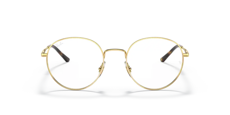 Ray - Ban Unisex RX3681V 2500 Montature da vista Metallo Oro Trasparente Pantos Normale miniatura 2