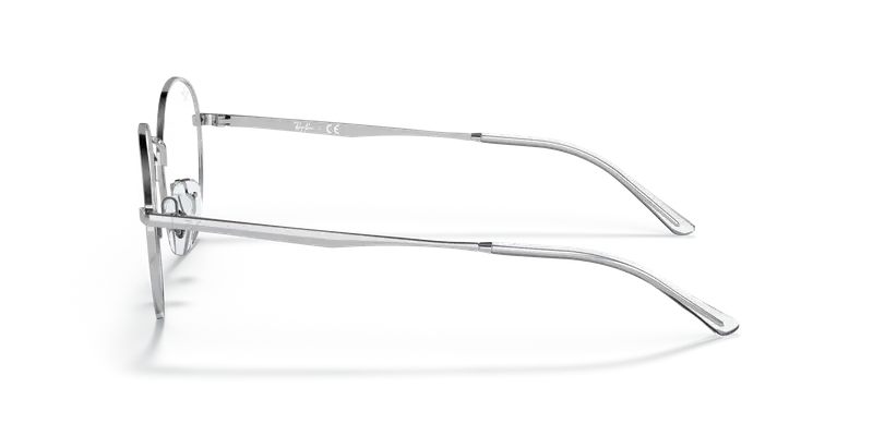 Ray - Ban Unisex RX3681V 2501 Montature da vista Metallo Argento Trasparente Pantos Normale miniatura 3