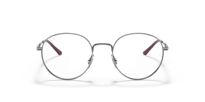 Ray - Ban Unisex RX3681V 2502 Montature da vista Metallo Grigio Trasparente Pantos Normale miniatura 2