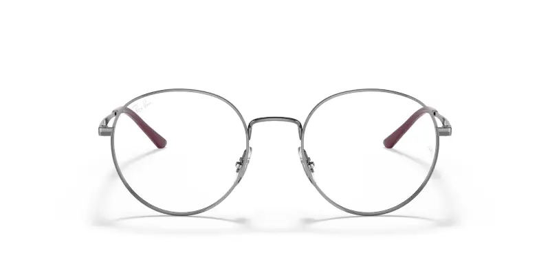 Unisex RX3681V 2502 Montature da vista Metallo Grigio Trasparente Pantos Normale miniatura 3