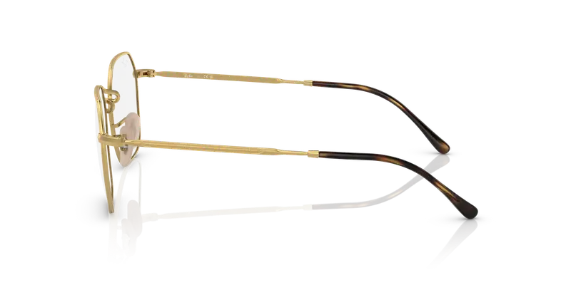 Ray - Ban Unisex RX3694V JIM 2500 Montature da vista Metallo Oro Trasparente Geometrica Normale miniatura 3