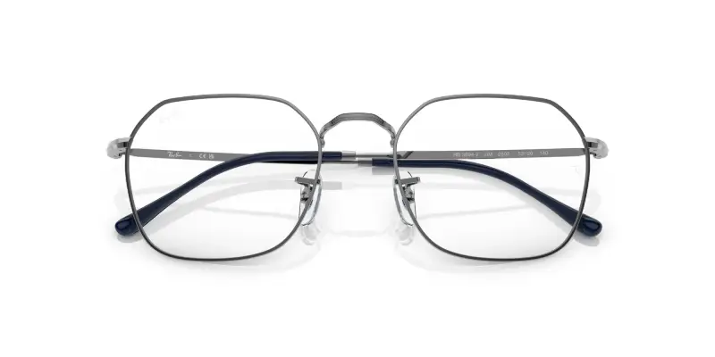 Unisex RX3694V JIM 2502 Montature da vista Metallo Grigio Trasparente Geometrica Normale miniatura 2