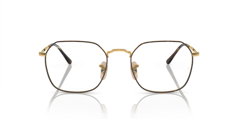 Ray - Ban Unisex RX3694V JIM 2945 Montature da vista Metallo Tartaruga Trasparente Geometrica Normale miniatura 2