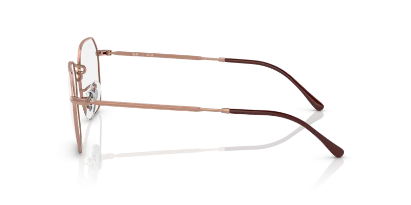 Ray - Ban Unisex RX3694V JIM 3094 Montature da vista Metallo Oro Trasparente Geometrica Normale miniatura 3