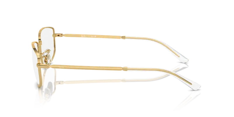 Ray - Ban Unisex RX3732V 2500 Montature da vista Metallo Oro Trasparente Geometrica Normale miniatura 3