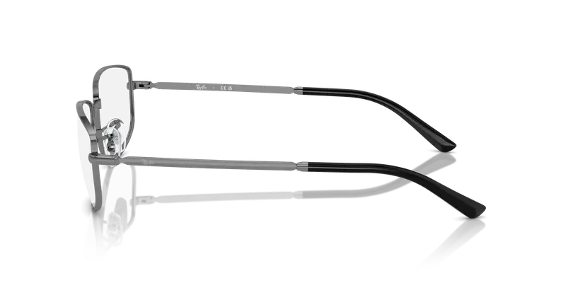 Ray - Ban Unisex RX3732V 2502 Montature da vista Metallo Grigio Trasparente Geometrica Normale miniatura 3