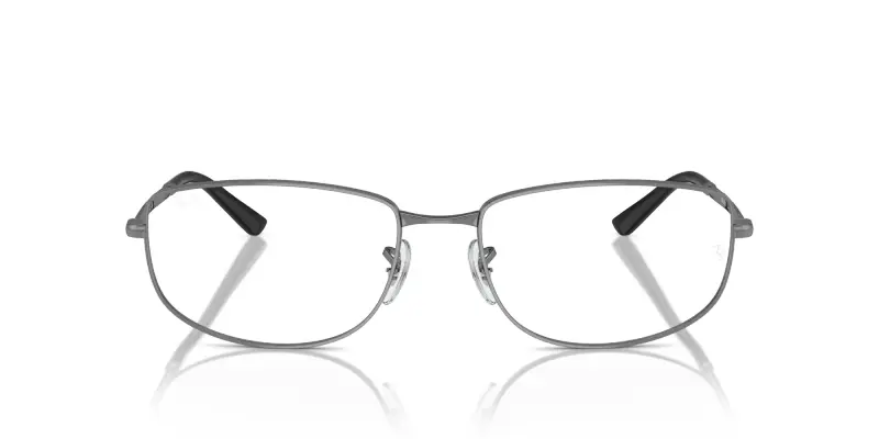 Unisex RX3732V 2502 Montature da vista Metallo Grigio Trasparente Geometrica Normale miniatura 3