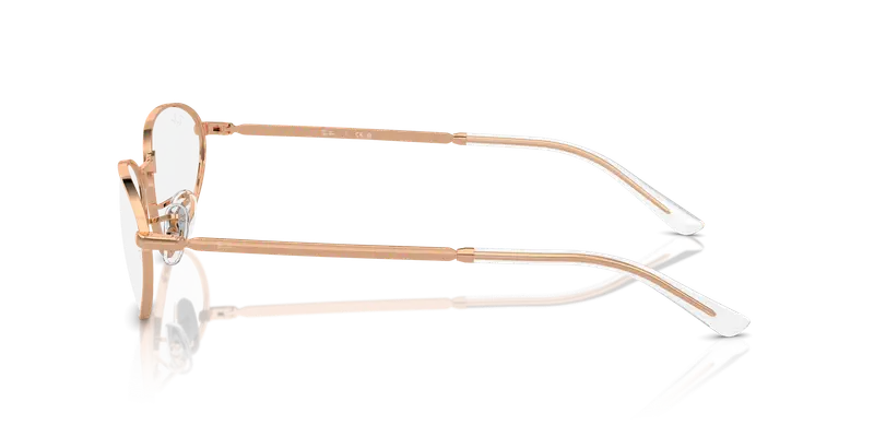 Ray - Ban Unisex RX3734V 3094 Montature da vista Metallo Oro Trasparente Geometrica Normale miniatura 3