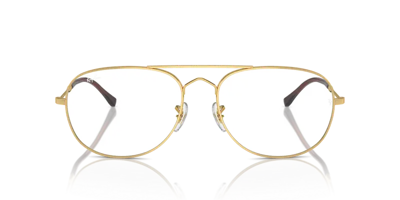 Ray - Ban Unisex RX3735V BAIN BRIDGE 2500 Montature da vista Metallo Oro Trasparente Pilot Normale miniatura 2