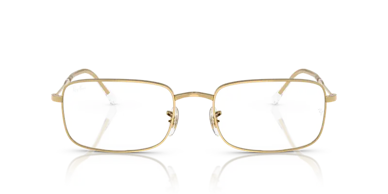 Ray - Ban Unisex RX3746V 2500 Montature da vista Metallo Oro Trasparente Geometrica Normale miniatura 2