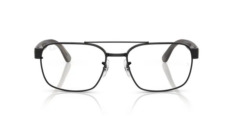 Ray - Ban Unisex RX3751V 2509 Montature da vista Metallo Nero Trasparente Squadrata Normale miniatura 2