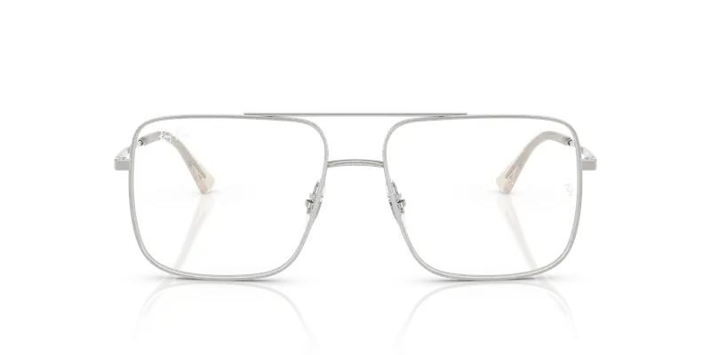 Ray - Ban Unisex RX3758V ARI 2501 Montature da vista Metallo Argento Trasparente Squadrata Normale miniatura 2