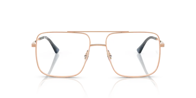 Ray - Ban Unisex RX3758V ARI 3094 Montature da vista Metallo Oro Trasparente Squadrata Normale miniatura 2