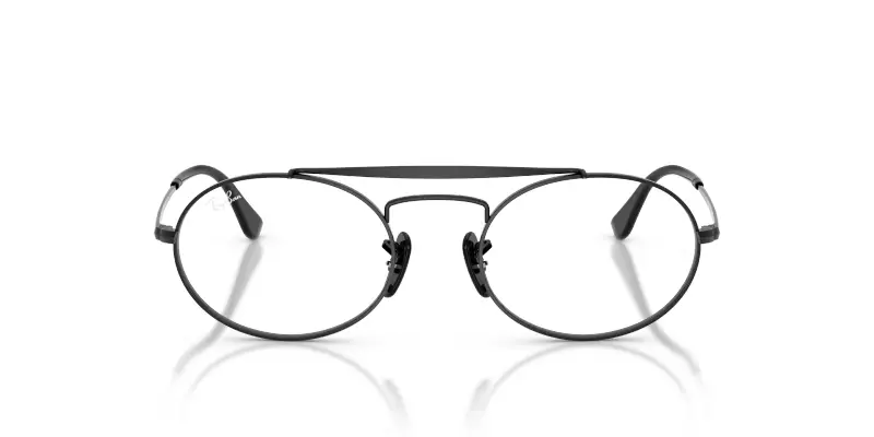 Unisex RX3775VM F134 Montature da vista Metallo Nero Trasparente Rotonda Normale miniatura 3