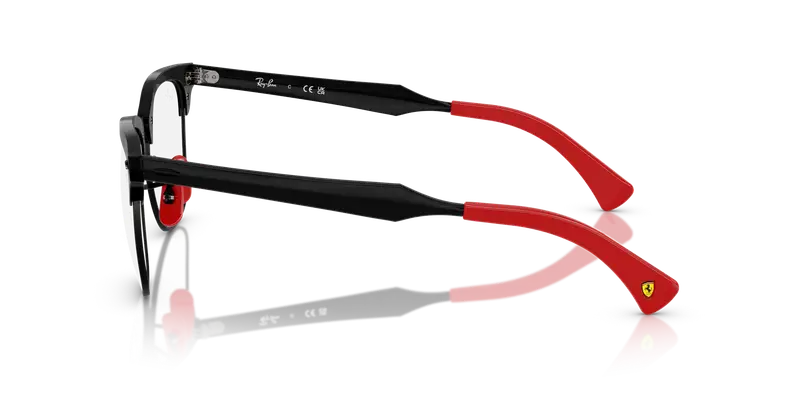 Ray - Ban Unisex RX3807VM F107 Montature da vista Metallo Nero Trasparente Squadrata Normale miniatura 3