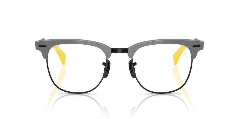 Ray - Ban Unisex RX3807VM F109 Montature da vista Metallo Grigio Trasparente Squadrata Normale miniatura 2