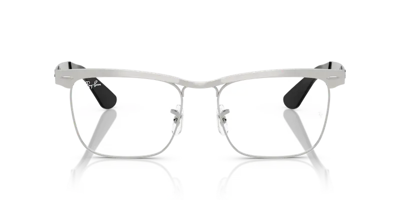 Ray - Ban Unisex RX3875V WAYFARER DELUXE 2538 Montature da vista Metallo Argento Trasparente Squadrata Normale miniatura 2