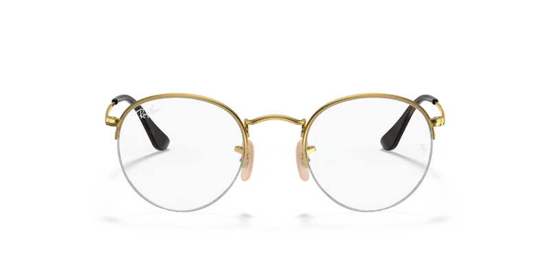 Ray - Ban Unisex RX3947V ROUND GAZE 2500 Montature da vista Metallo Oro Trasparente Rotonda Normale miniatura 2