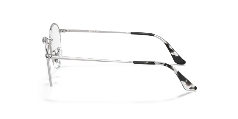 Ray - Ban Unisex RX3947V ROUND GAZE 2501 Montature da vista Metallo Argento Trasparente Rotonda Normale miniatura 3