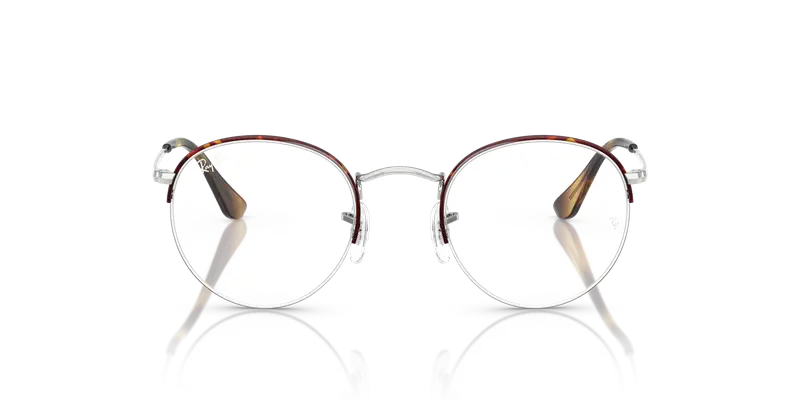 Ray - Ban Unisex RX3947V ROUND GAZE 3178 Montature da vista Metallo Havana Trasparente Rotonda Normale miniatura 2