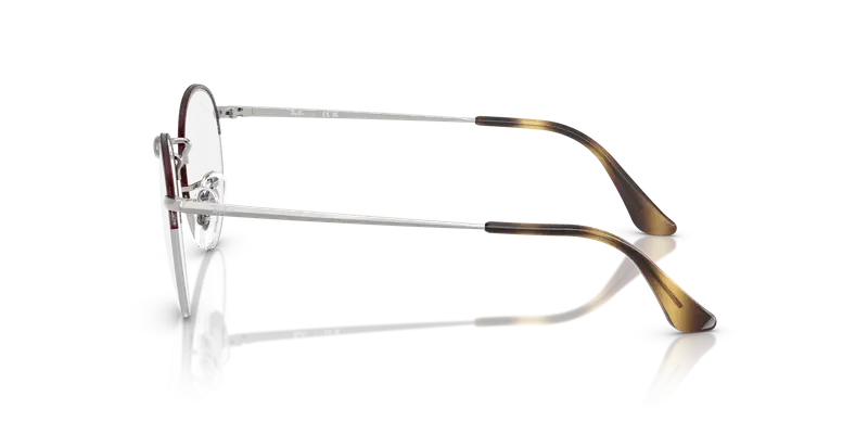 Ray - Ban Unisex RX3947V ROUND GAZE 3178 Montature da vista Metallo Havana Trasparente Rotonda Normale miniatura 3