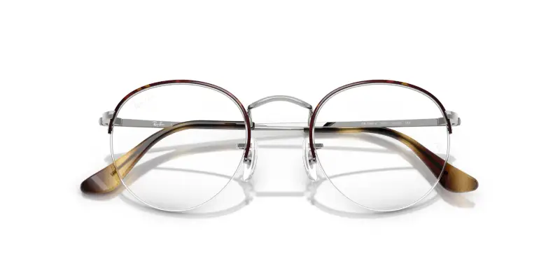 Unisex RX3947V ROUND GAZE 3178 Montature da vista Metallo Havana Trasparente Rotonda Normale miniatura 2